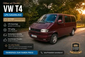 Volkswagen Vw T4 Caravelle Multivan mit Tüv und Gas L...