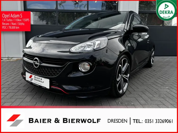 Opel Adam S 1.4 Turbo 110kW Recaro Vollleder infinity