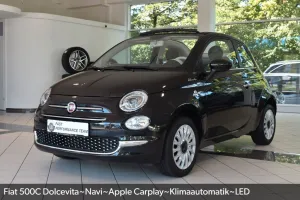Fiat 500C Dolcevita~Navi~Apple Carplay~Klimaautomatik