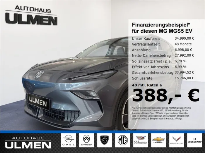 MGS5 EV Luxury Navi Leder Digitales Cockpit 360 