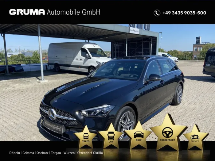 Mercedes-Benz C 300 de 4MATIC T AMG+Advanced+Pano+AHK+Lhz+Memo