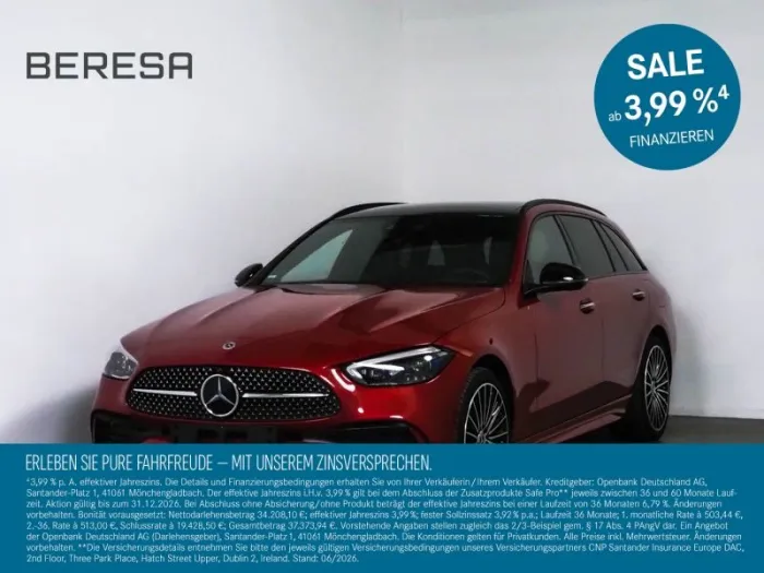 Mercedes-Benz C 300 e T AMG Leder Pano AHK Sitzklima Burmester
