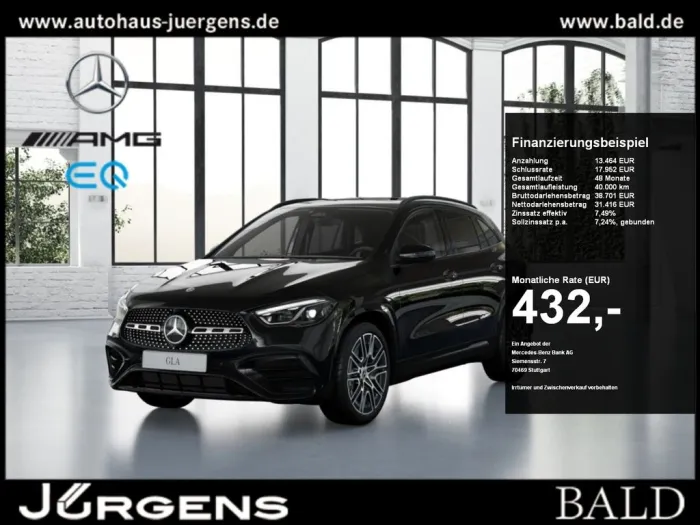 Mercedes-Benz GLA 220 d 4MATIC AMG-Sport+Pano+Distr+MLB+Night
