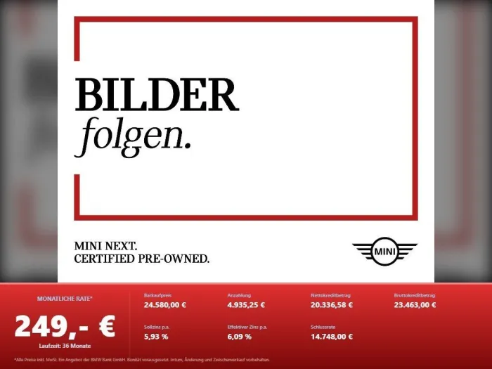 MINI Cooper 3-Türer JCW Trim LED PDC hinten Sitzheizu
