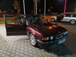 BMW E32 740i Brokatrot Metallic  H Zulassung