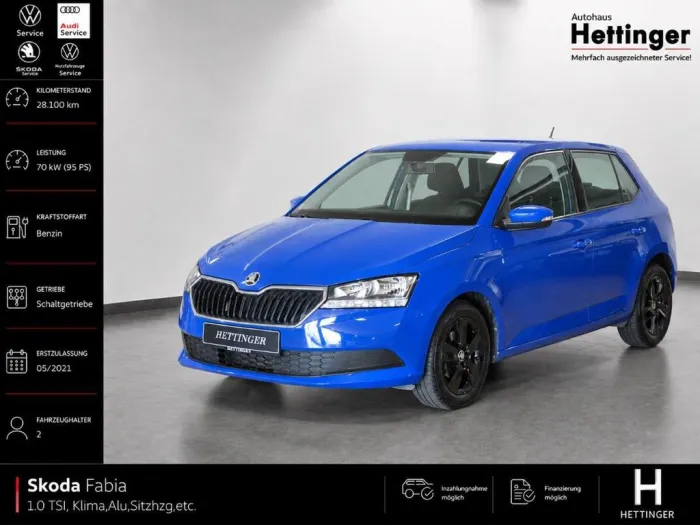 Skoda Fabia 1.0 TSI, Klima,Alu,Sitzhzg...