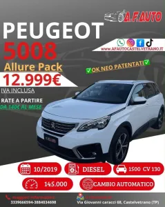 Peugeot 5008 BlueHDi 130 S&S EAT8 Allure