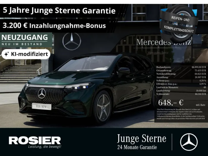 Mercedes-Benz EQS 450+ AMG Sport Premium+ Hyperscreen AHK SUV
