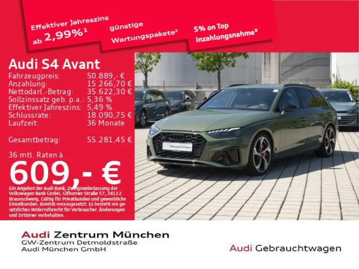 Audi S4 Avant TDI qu. tiptr. ACC/HuD/Navi+