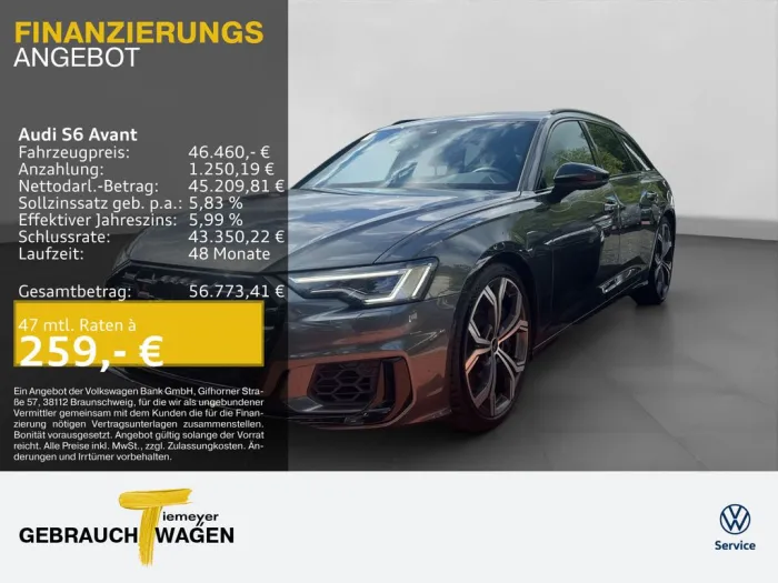 Audi S6 Avant TDI Q KAMERA NAVI+ BuO