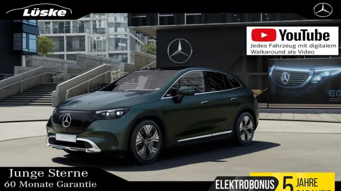 Mercedes-Benz EQE 350 350 4M smaragdgrün AIR Burmester Sitzkli