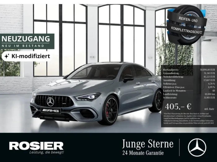 Mercedes-Benz CLA 45 AMG S 4M+ Premium NIGHT PANO LED NAVI SHZ