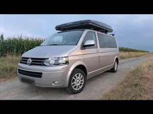 Volkswagen VW T5 Caravelle - 9 Sitzer mit Dachzelt
