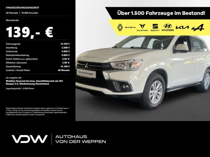 Mitsubishi ASX Diamant Edition+ 2WD Klima Xenon