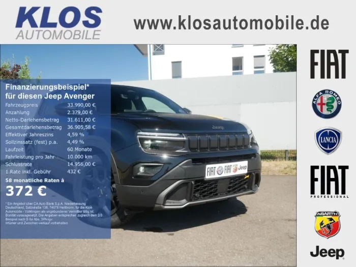 Jeep Avenger THE NORTH FACE 1.2 4xe HYBRID 145 PS DCT