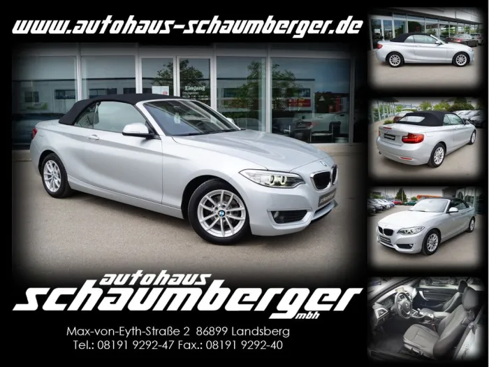 BMW 218i Cabrio * Navi*Xenon*Durchlade*BREMSEN NEU*