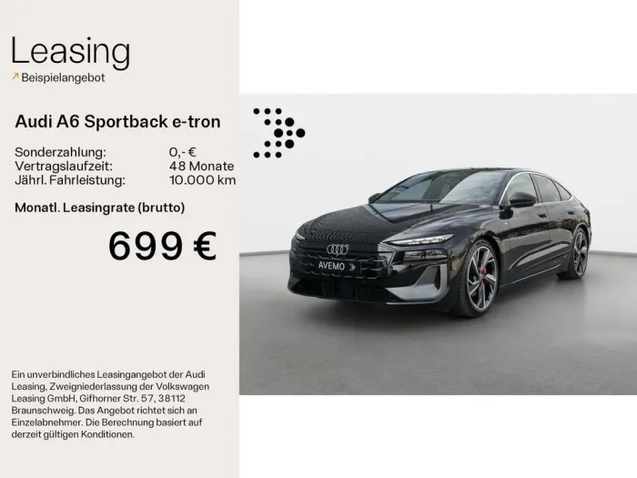 Audi A6 Sportback e-tron perf. S line-*Mod. 26*0,25%*