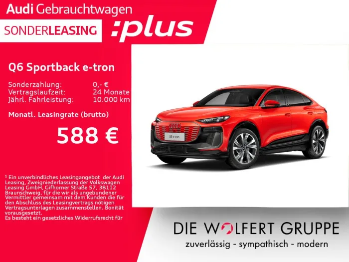 Audi Q6 Sportback e-tron quattro **0,25%**LUFT*AHK