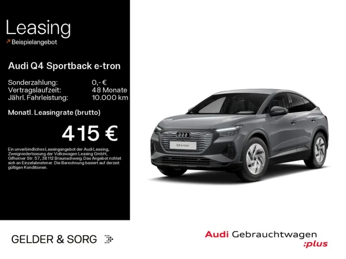 Audi Q4 Sportback e-tron 150 kW 415km/WLTP*LED*Sound