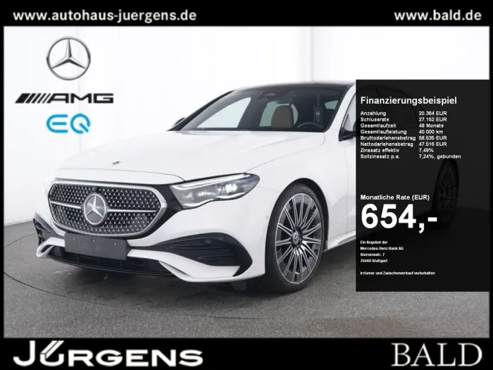 Mercedes-Benz E 450 4MATIC Limousine AMG-Sport+Burm+Pano+Super