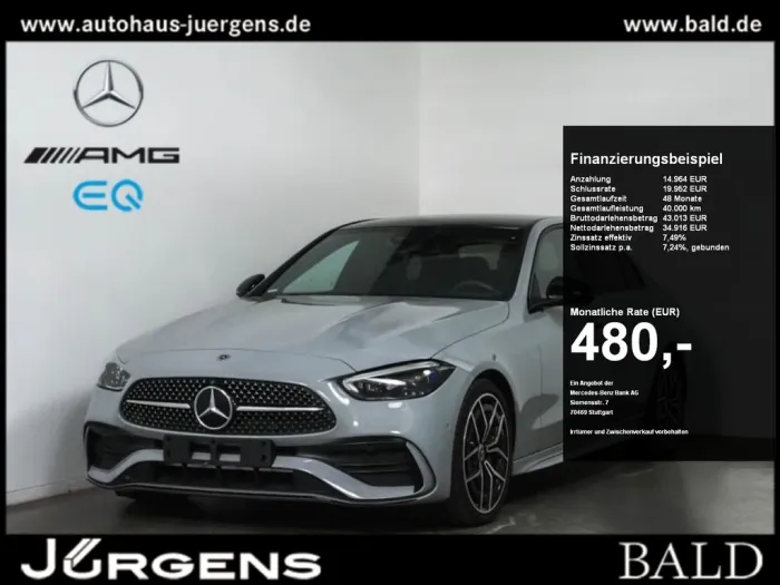 Mercedes-Benz C 300 4MATIC AMG-Sport+Pano+Digital+Distr+Memo