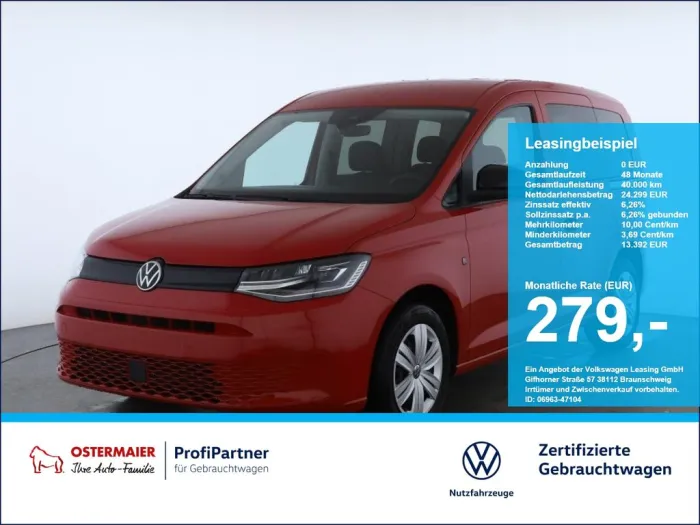 Volkswagen Caddy LIFE 2.0TDI 102PS.LED.SHZ.NAVIGATION.CLMAT
