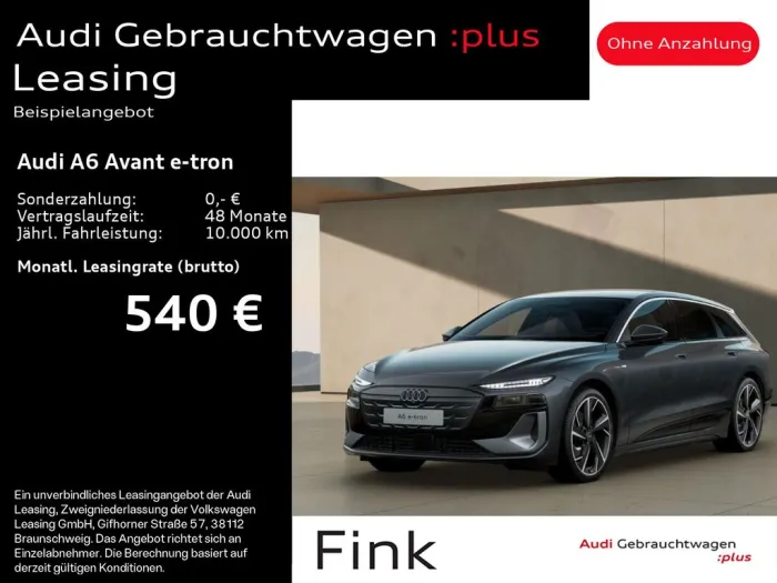 Audi A6 e-tron Avant S-Line Tech Plus Sportsitze