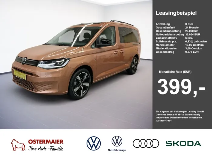 Volkswagen Caddy MAXI CALIFORNIA 2.0TDI 122PS DSG ACC.AHK.S