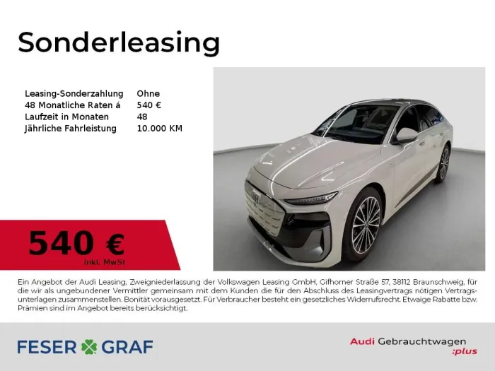 Audi A6 e-tron Sportback S line AHK Matrix Standh.