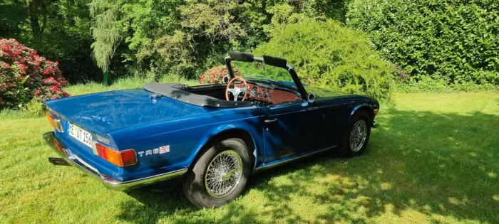 Triumph TR6 mit Overdrive-Getriebe