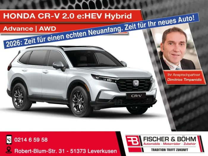 Honda CR-V 2.0 e:HEV Hybrid Advance AWD