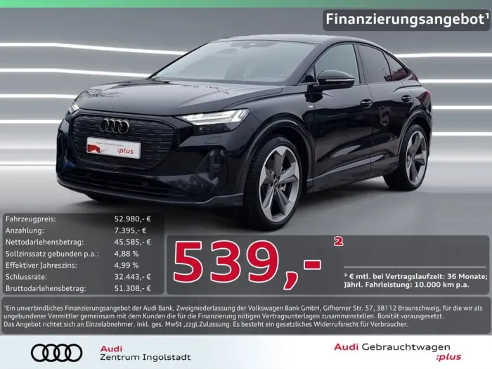Audi Q4 Sportback e-tron 55 qu 2x S line MATRIX SONOS