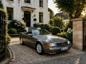Mercedes-Benz Mercedes SL 320 R129 Stoff KARO 2.Hand S...