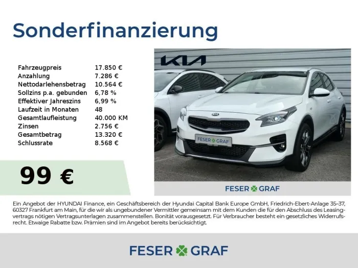 Kia XCeed 1.4T DCT JBL ADA TECHNIK 8-fach-bereift