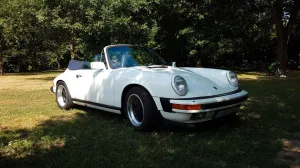 Porsche 911 G-Modell 3.2 Cabrio Grandprix-weiß