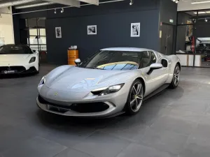 Ferrari 296 GTB Argento Silver Carbon