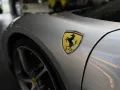 Ferrari 296 GTB Argento Silver Carbon