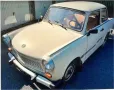 Trabant Trabi Trabant Oldtimer Kult Rennpappe