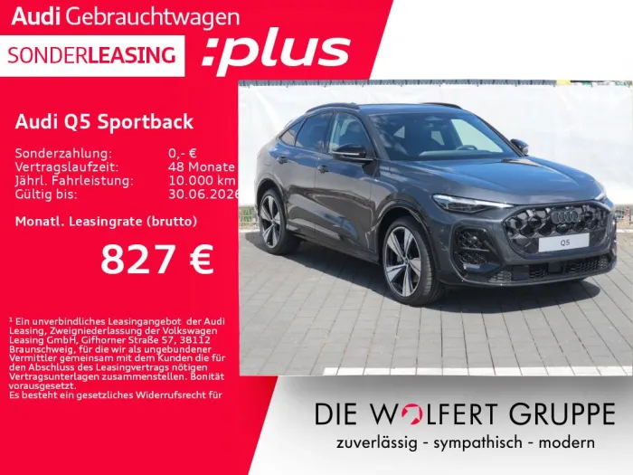 Audi Q5 Sportback edition one TDI quattro S line