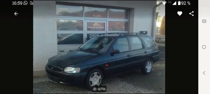Ford Escort Kombi 1,6 L / Klima / AHK / 3....