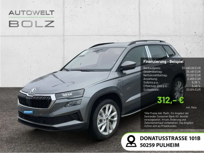 Skoda Karoq Drive 1.5 TSI AHK Panodach Navi digiCock S