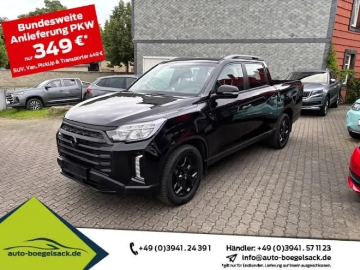 Ssangyong Musso GRAND 2.2D 4x4 BLACK AT+AHK3.5t+ALLWETTER+