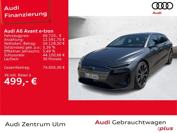 Audi A6 Avant e-tron performance S-Line edition one