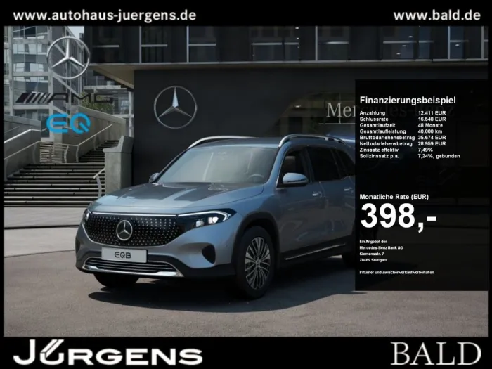 Mercedes-Benz EQB 250+ Burm+Distr+Ambiente+ILS+AHK+360+Cam+LED