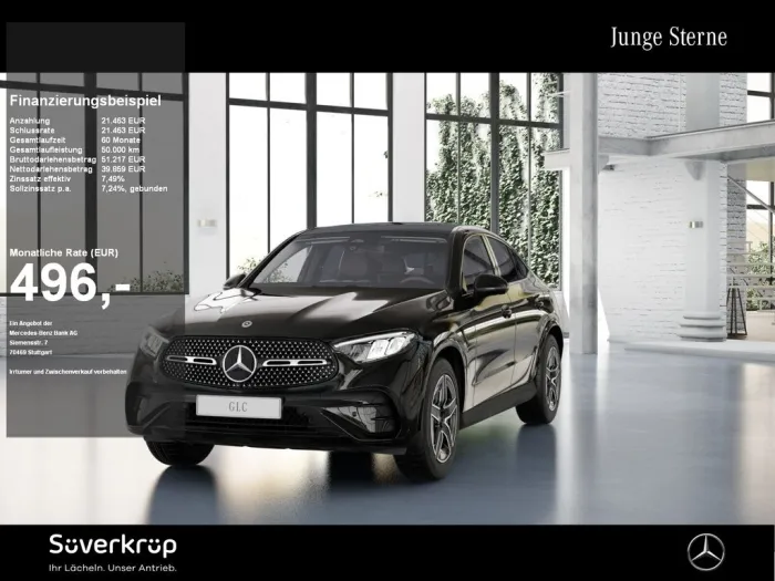 Mercedes-Benz GLC 220 d 4M Coupé AMG BURM NIGHT MEMO 360 AHK