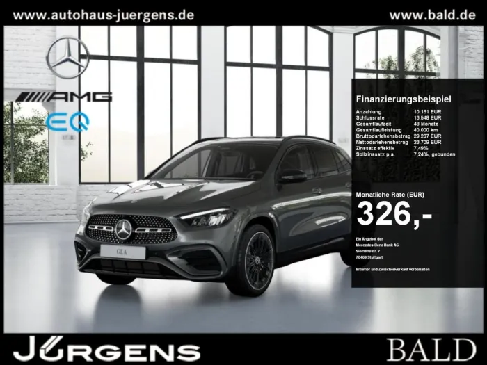 Mercedes-Benz GLA 180 AMG-Sport+Pano+Night+Ambiente+AHK+Cam