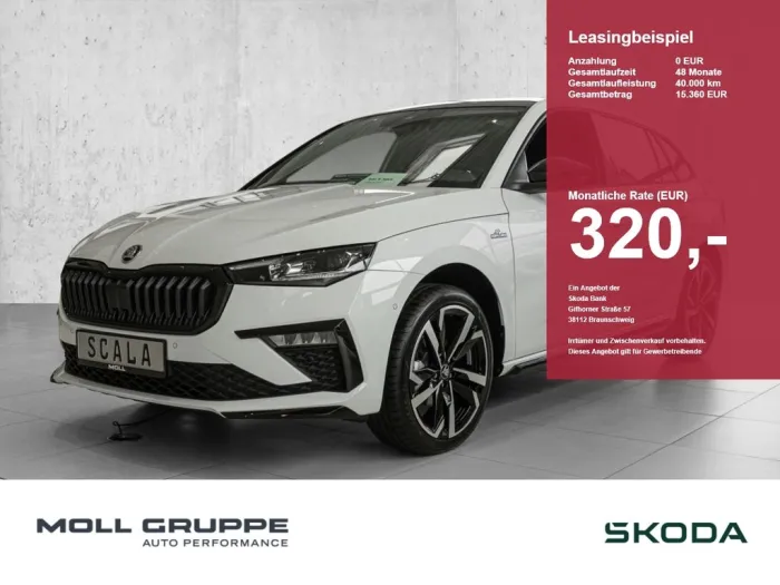 Skoda Scala 1.5 TSI DSG Monte Carlo 2xKLIMA ACC AHK AU