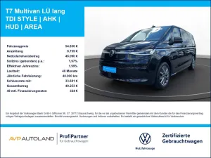 Volkswagen T7 Multivan LÜ lang TDI STYLE - AHK - HUD - AREA