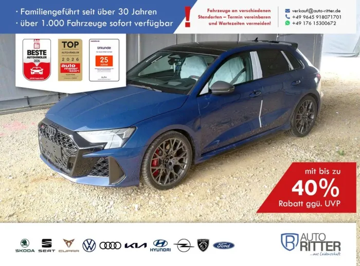 Audi RS3 Sportback ACC-HuD-PANO-Matrix-Navi-360°-C...