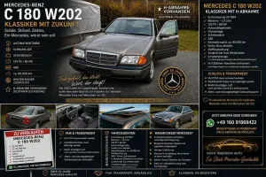 Mercedes-Benz Mercedes C180 W202 Automatik H-Abnahme Kli...